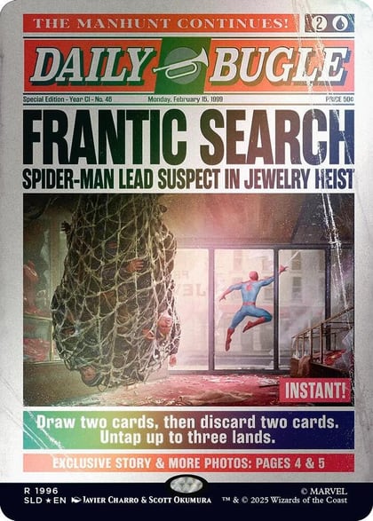Frantic Search (1996) (Rainbow Foil), Secret Lair Drop Series 1996