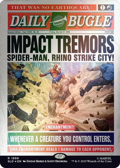 Impact Tremors (1999) (Rainbow Foil), Secret Lair Drop Series 1999
