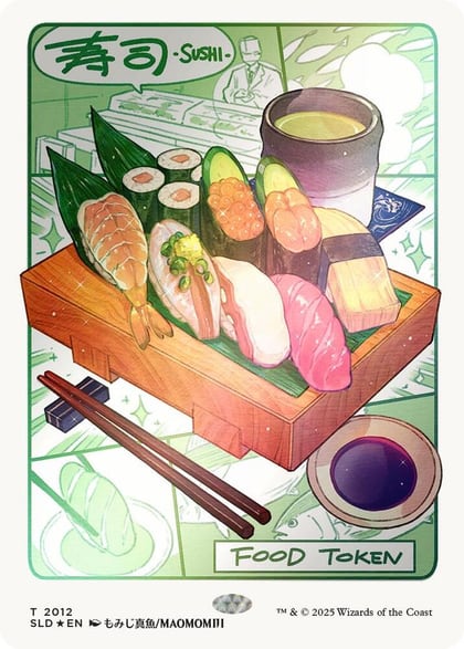 Food Token (2012) (Rainbow Foil), Secret Lair Drop Series 2012