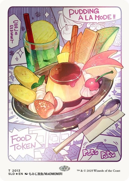 Food Token (2013) (Rainbow Foil), Secret Lair Drop Series 2013