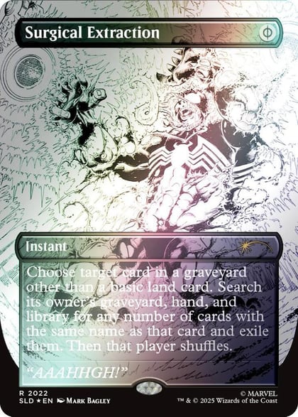 Surgical Extraction (2022) (Rainbow Foil), Secret Lair Drop Series 2022