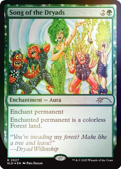 Song of the Dryads (2027) (Rainbow Foil), Secret Lair Drop Series 2027