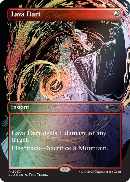 Lava Dart (Rainbow Foil), Secret Lair Drop Series 2037