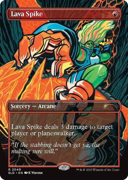 Lava Spike (2049), Secret Lair Drop Series 2049