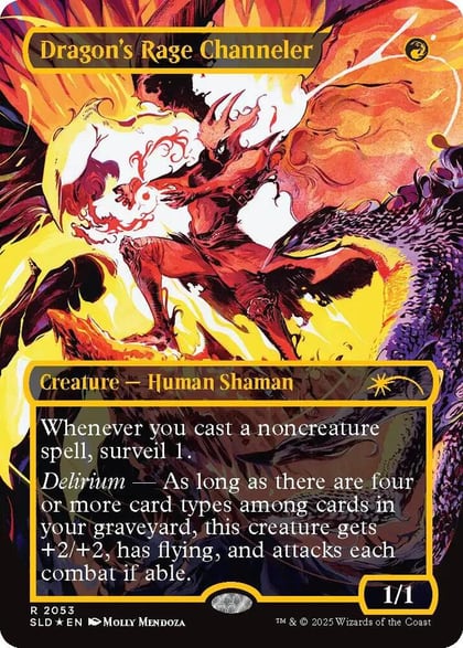 Dragon's Rage Channeler (2053) (Raised Foil), Secret Lair Drop Series 2053