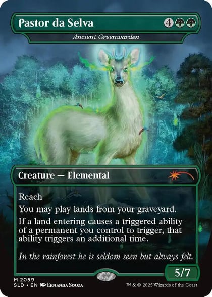 Pastor da Selva - Ancient Greenwarden, Secret Lair Drop Series 2059