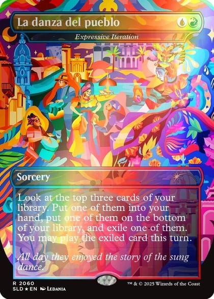 La danza del pueblo - Expressive Iteration (Rainbow Foil), Secret Lair Drop Series 2060