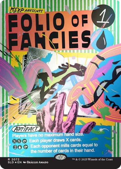 Folio of Fancies (Rainbow Foil), Secret Lair Drop Series 2072
