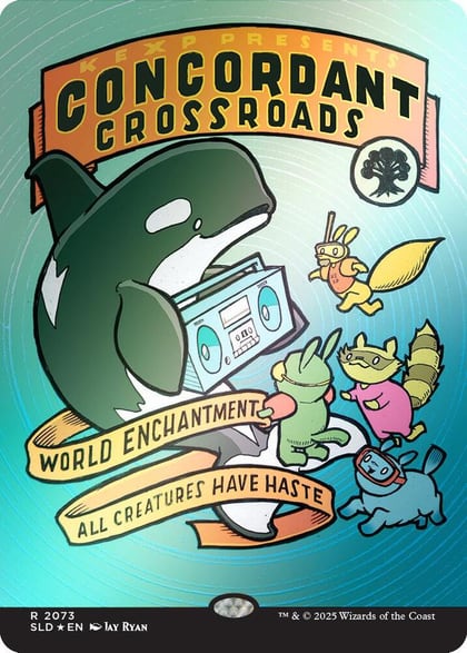 Concordant Crossroads (2073) (Rainbow Foil), Secret Lair Drop Series 2073