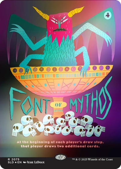 Font of Mythos (Rainbow Foil), Secret Lair Drop Series 2075