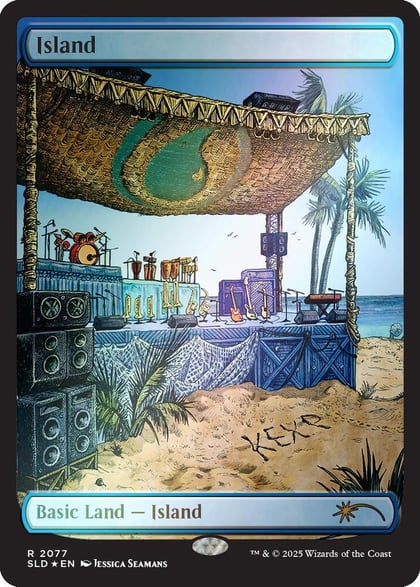 Island (2077) (Rainbow Foil), Secret Lair Drop Series 2077