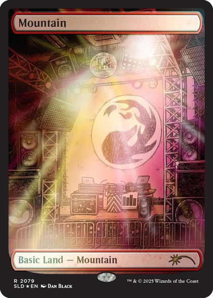 Mountain (2079) (Rainbow Foil), Secret Lair Drop Series 2079