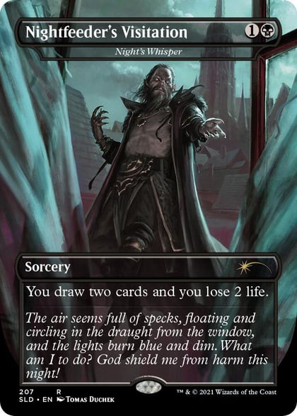 Nightfeeder's Visitation - Night's Whisper, Secret Lair Drop Series 207