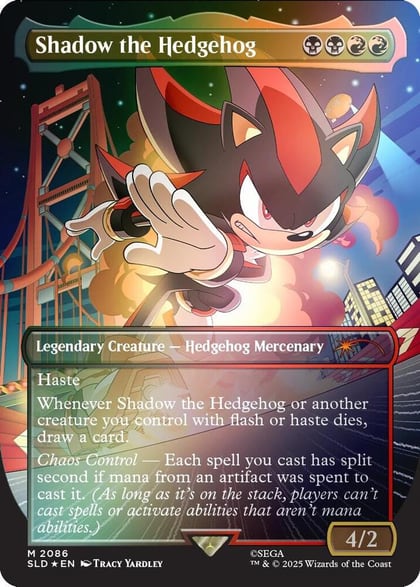 Shadow the Hedgehog (Rainbow Foil), Secret Lair Drop Series 2086