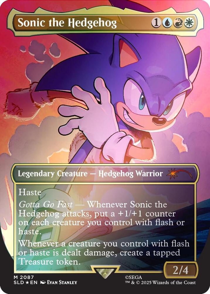 Sonic the Hedgehog (Rainbow Foil), Secret Lair Drop Series 2087