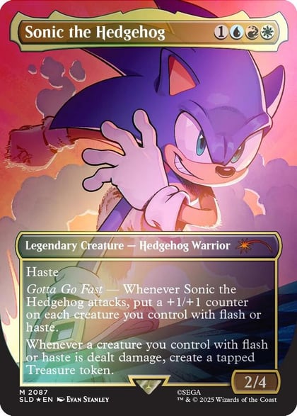 Sonic the Hedgehog (Rainbow Foil), Secret Lair Drop Series 2087