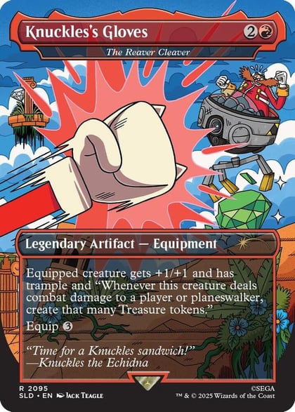 Knuckles's Gloves - The Reaver Cleaver, Secret Lair Drop Series 2095