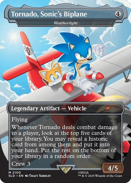 Tornado, Sonic's Biplane - Weatherlight, Secret Lair Drop Series 2100