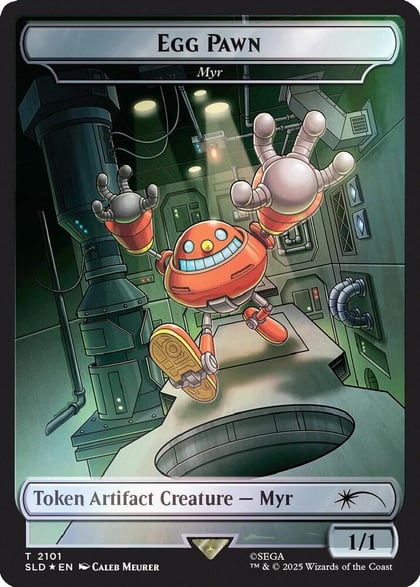 Egg Pawn - Myr Token (Rainbow Foil), Secret Lair Drop Series 2101