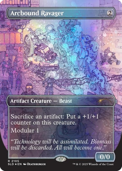 Arcbound Ravager (2105) (Galaxy Foil), Secret Lair Drop Series 2105