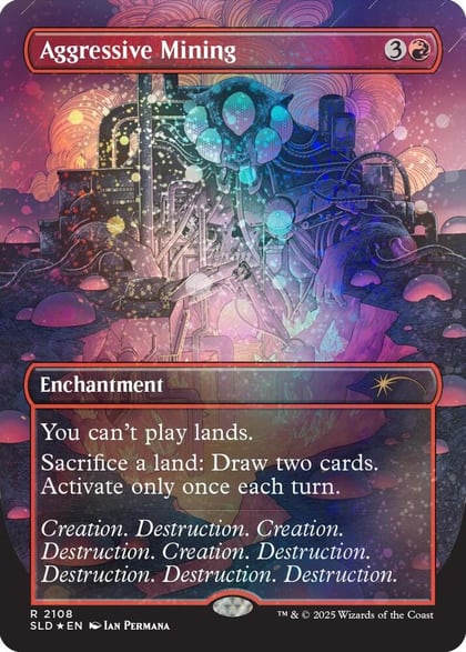 Aggressive Mining (Galaxy Foil), Secret Lair Drop Series 2108