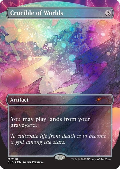 Crucible of Worlds (2110) (Galaxy Foil), Secret Lair Drop Series 2110