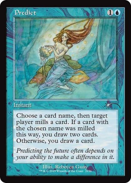 Predict (Retro Frame), Secret Lair Drop Series 2156