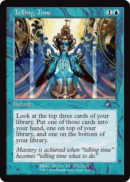 Telling Time (Retro Frame), Secret Lair Drop Series 2157