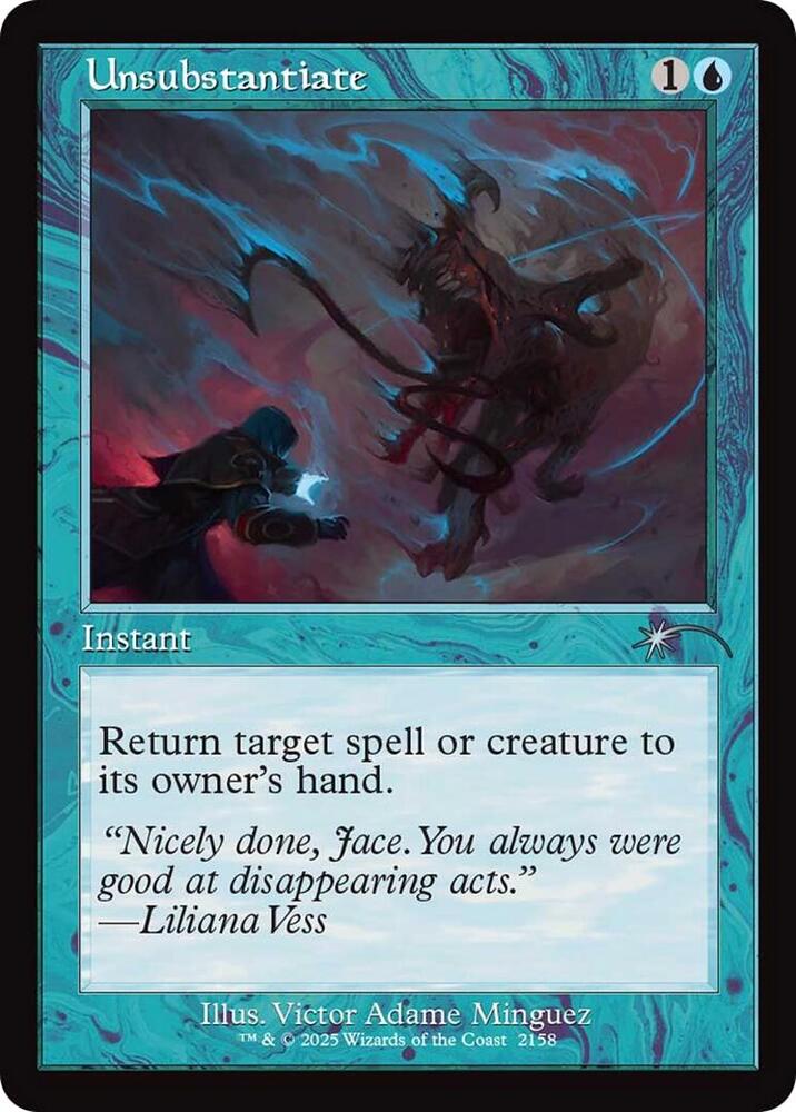 Unsubstantiate (Retro Frame), Secret Lair Drop Series 2158