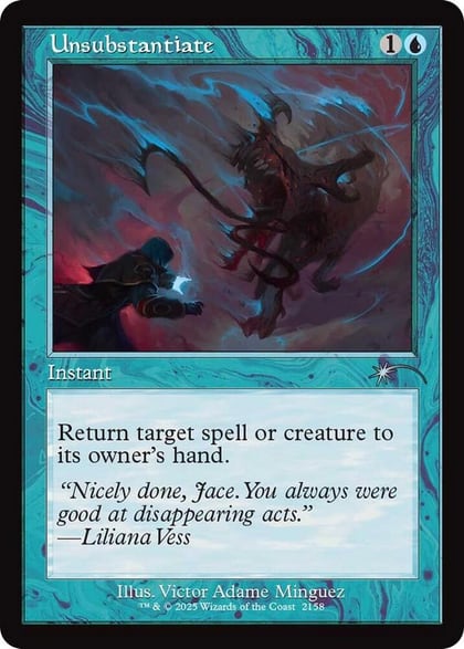 Unsubstantiate (Retro Frame), Secret Lair Drop Series 2158