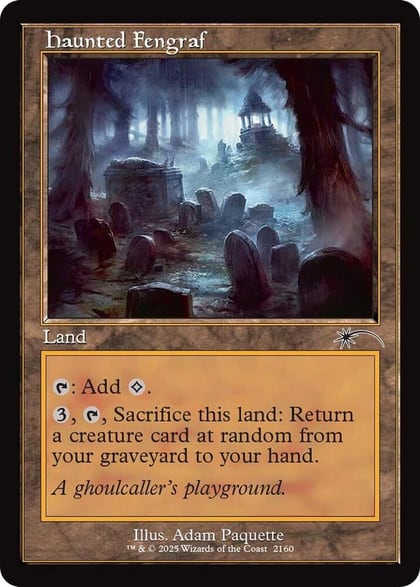 Haunted Fengraf (Retro Frame), Secret Lair Drop Series 2160