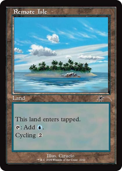 Remote Isle (Retro Frame), Secret Lair Drop Series 2162