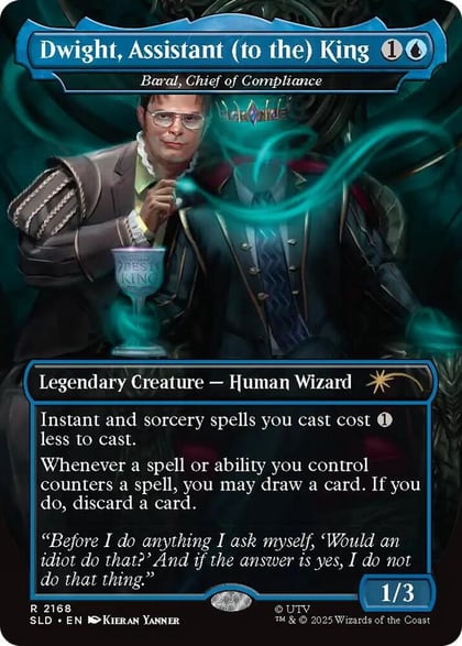 Dwight, Assistant (to the) King - Baral, Chief of Compliance, Secret Lair Drop Series 2168