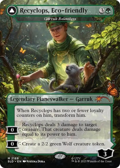 Recyclops, Eco-friendly - Garruk Relentless, Secret Lair Drop Series 2169