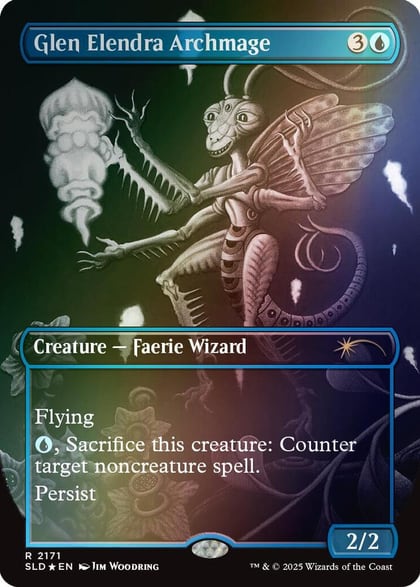 Glen Elendra Archmage (2171) (Rainbow Foil), Secret Lair Drop Series 2171