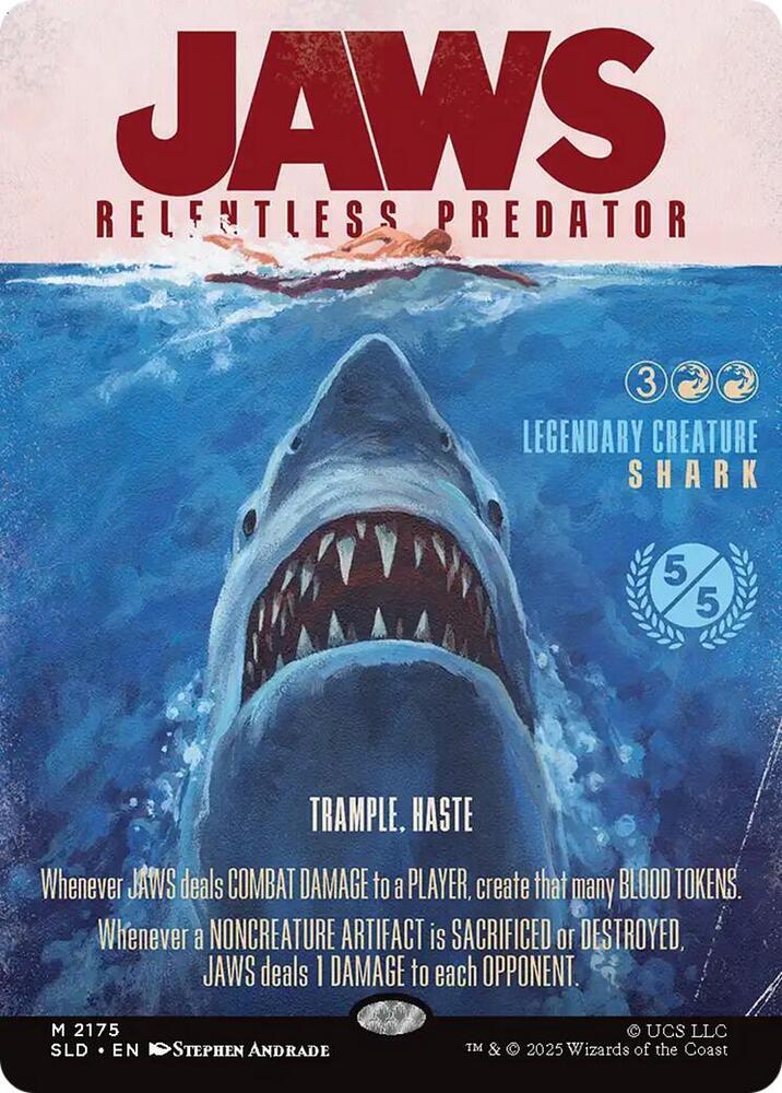 Jaws, Relentless Predator, Secret Lair Drop Series 2175