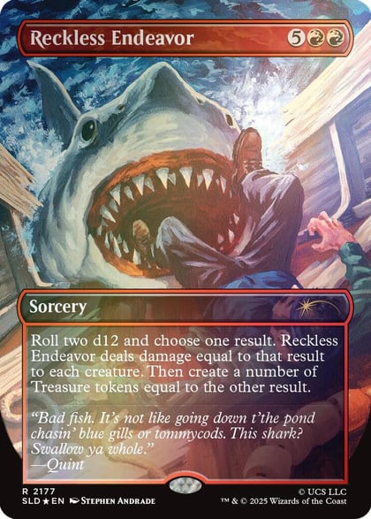 Reckless Endeavor (Rainbow Foil), Secret Lair Drop Series 2177