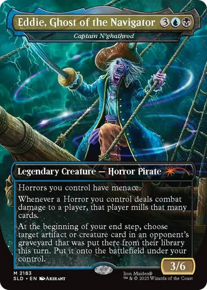 Eddie, Ghost of the Navigator - Captain N'ghathrod, Secret Lair Drop Series 2183