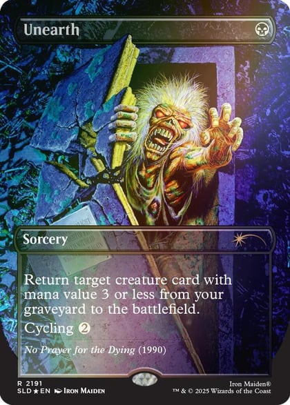Unearth (Rainbow Foil), Secret Lair Drop Series 2191