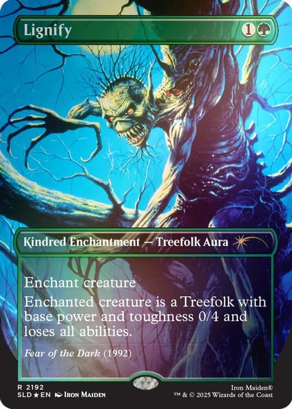 Lignify (2192) (Rainbow Foil), Secret Lair Drop Series 2192