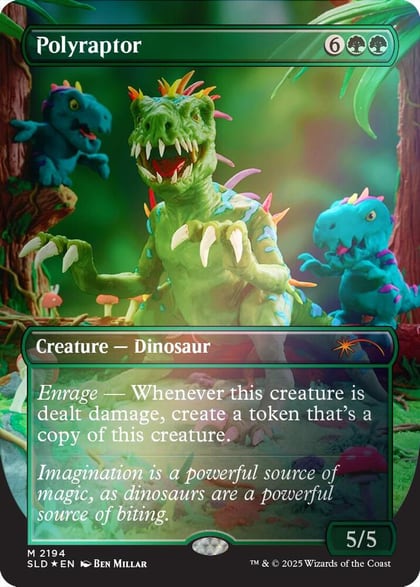 Polyraptor (Rainbow Foil), Secret Lair Drop Series 2194