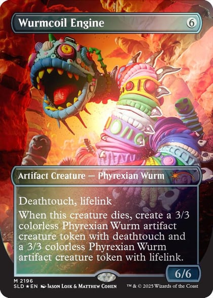 Wurmcoil Engine (2196) (Rainbow Foil), Secret Lair Drop Series 2196