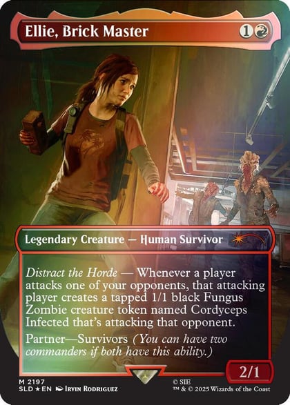 Ellie, Brick Master (Rainbow Foil), Secret Lair Drop Series 2197