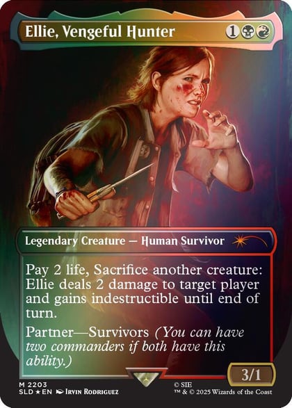 Ellie, Vengeful Hunter (Rainbow Foil), Secret Lair Drop Series 2203