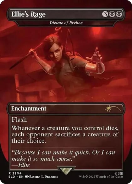 Ellie's Rage - Dictate of Erebos, Secret Lair Drop Series 2204