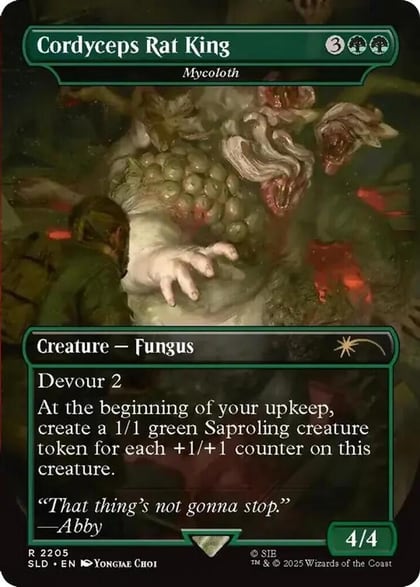Cordyceps Rat King - Mycoloth, Secret Lair Drop Series 2205