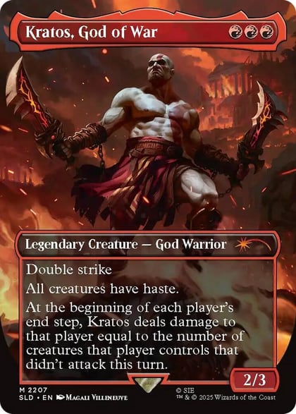 Kratos, God of War, Secret Lair Drop Series 2207
