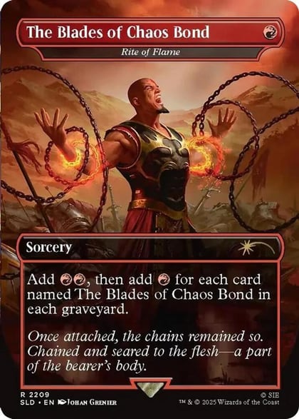 The Blades of Chaos Bond - Rite of Flame, Secret Lair Drop Series 2209