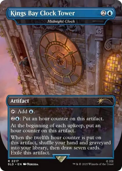 Kings Bay Clock Tower - Midnight Clock, Secret Lair Drop Series 2217