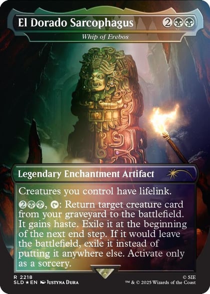 El Dorado Sarcophagus - Whip of Erebos (Rainbow Foil), Secret Lair Drop Series 2218